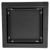AQUALINE Odpływ podłogowy kratka czarna 20x20 2w1 pod płytkę K2BK200